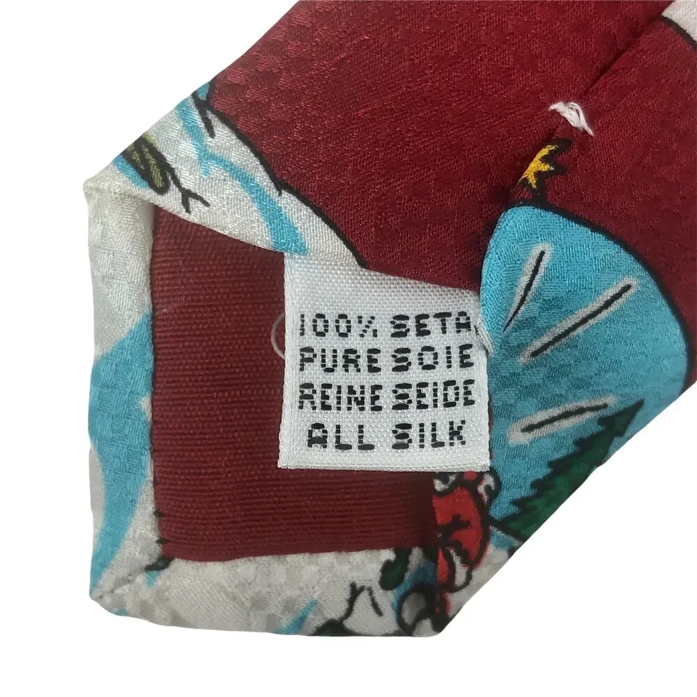 Santa Sledding Tie